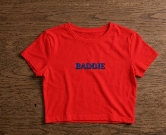 BADDIE Collegiate Crop Top