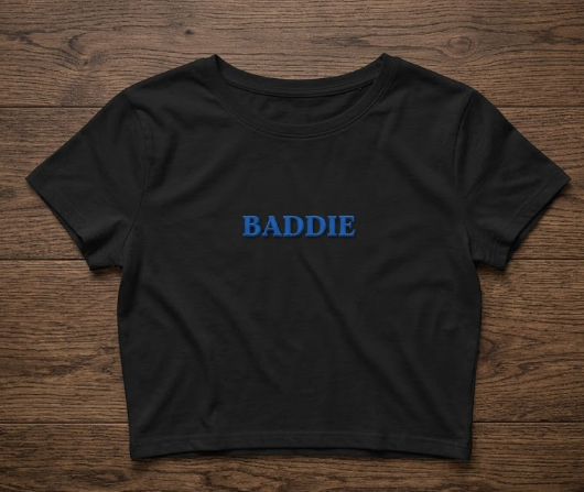 BADDIE Collegiate Crop Top