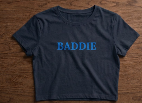 BADDIE Collegiate Crop Top