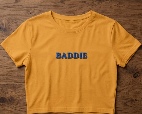 BADDIE Collegiate Crop Top