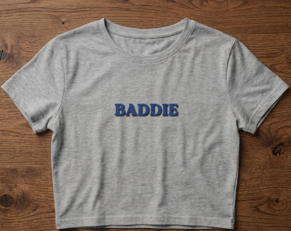 BADDIE Collegiate Crop Top