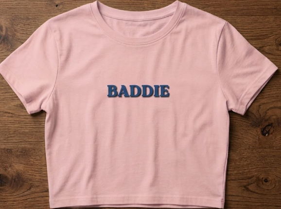 BADDIE Collegiate Crop Top