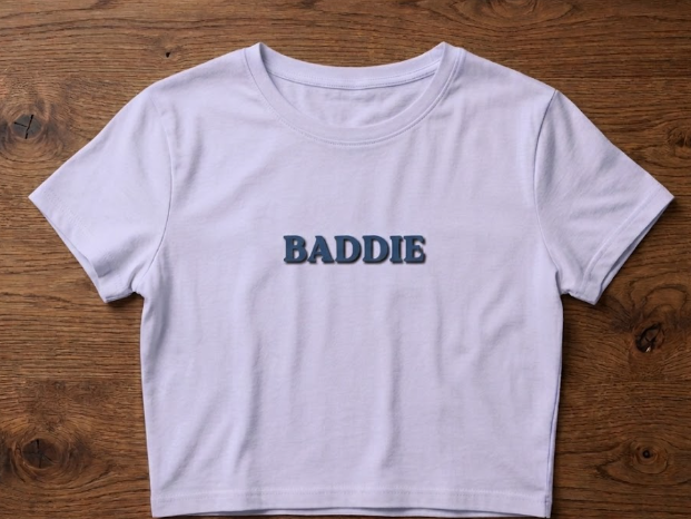 BADDIE Collegiate Crop Top