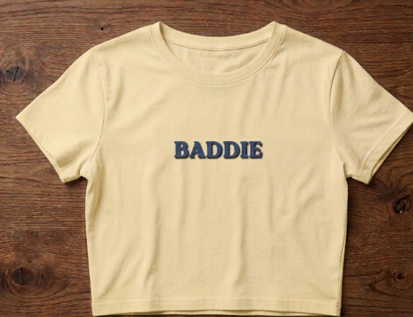BADDIE Collegiate Crop Top