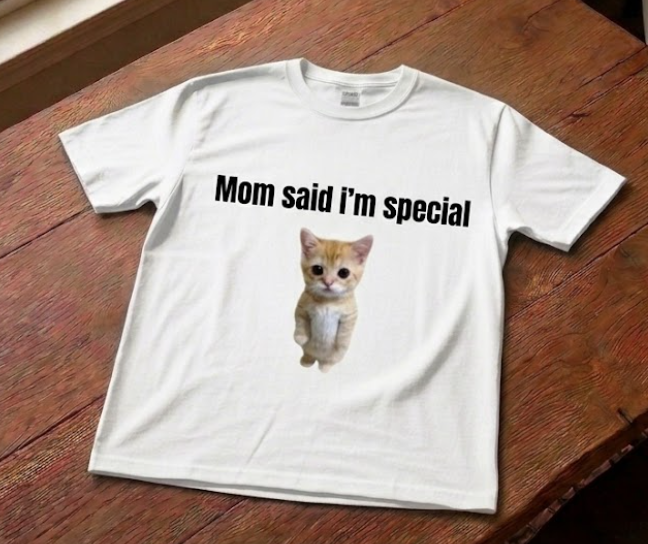 "Mom Said I'm Special" Cat Graphic Tee